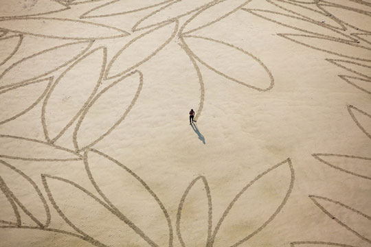 ζωγραφική στην άμμο
